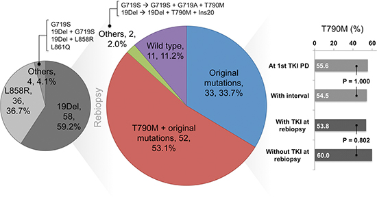 Rebiopsy epidermal growth factor receptor (EGFR) mutation status and the association with rebiopsy timing