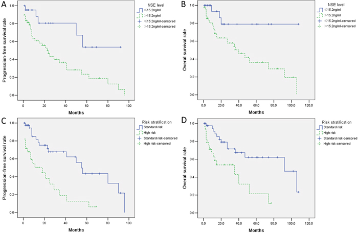 Kaplan-Meier survival analysis for all patients with acute lymphoblastic leukemia.