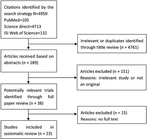 Flow diagram of the meta-analysis.