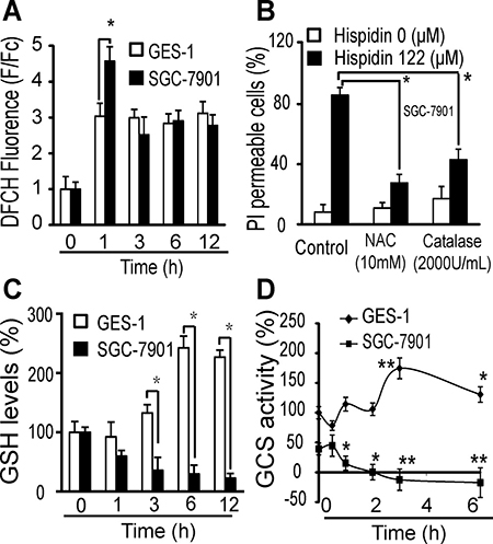 LMP-related redox system destruction increases oxidative stress in SGC-7901 cancer cells.