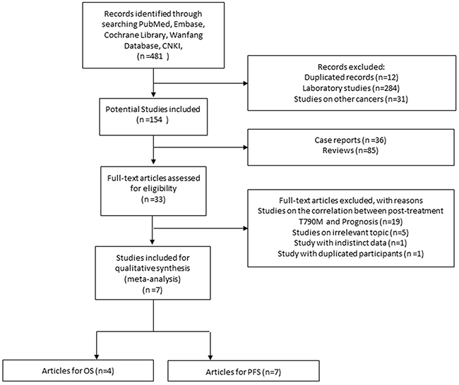 Selection process of studies.