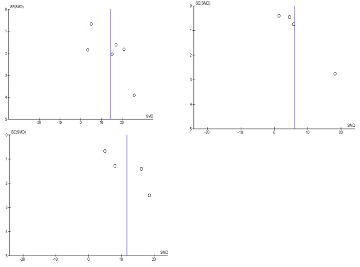 Funnel plot to measure publication bias, with regards to miRNA-146.