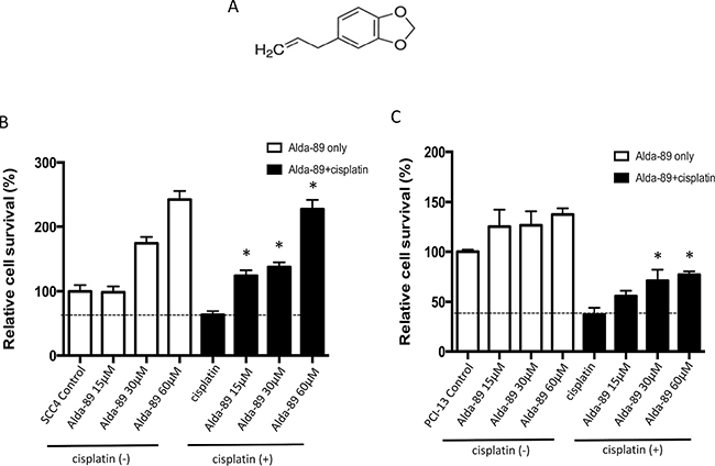 ALDH3A1 activation enhances cisplatin-resistance in HNSCC.