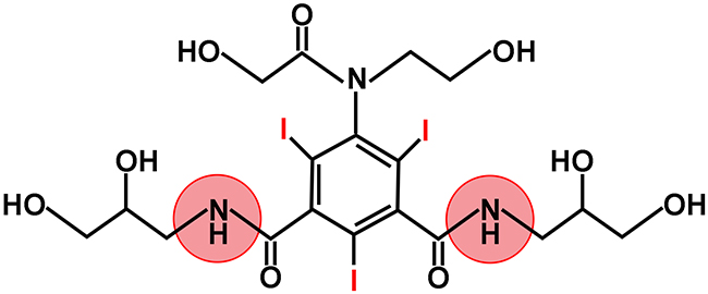 Ioversol chemical structure.