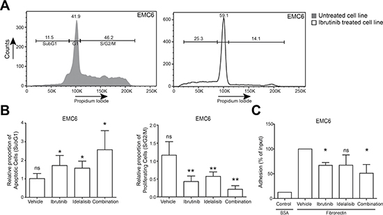 EMC cell lines provide novel in vitro tools to test therapeutic drugs for CLL.