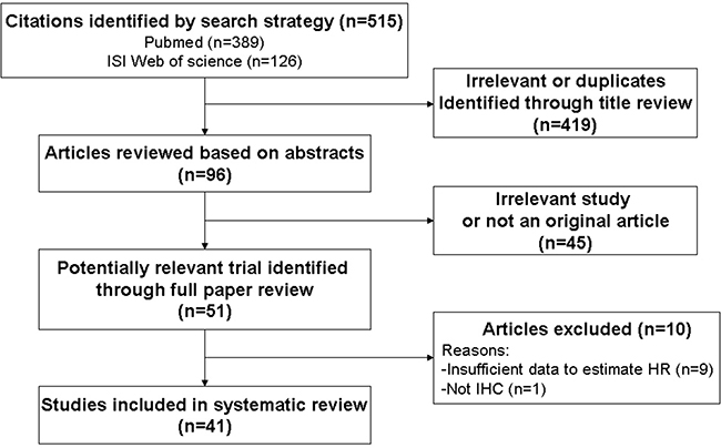 Schemata of the systematic review.