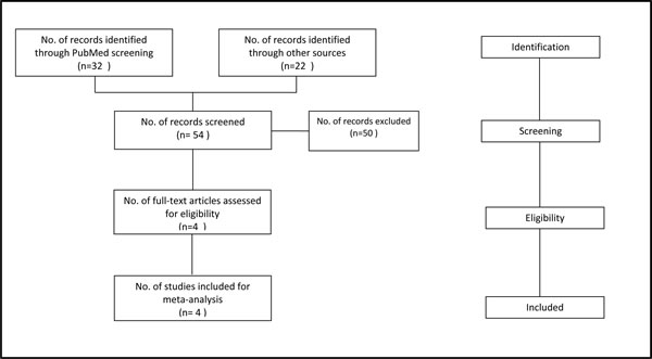 Selection process for randomized controlled trials included in the meta-analysis.