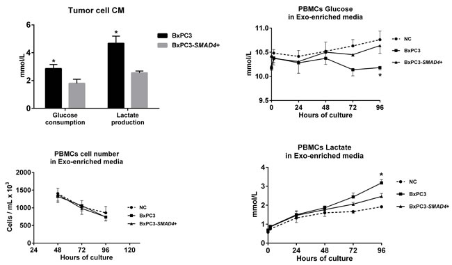 PDAC-derived Exo induce aerobic glycolysis in PBMCs.