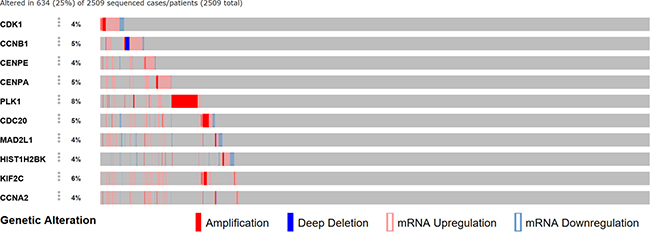 A visual summary of alteration across a set of breast samples (data taken from the study of Curtis et al.