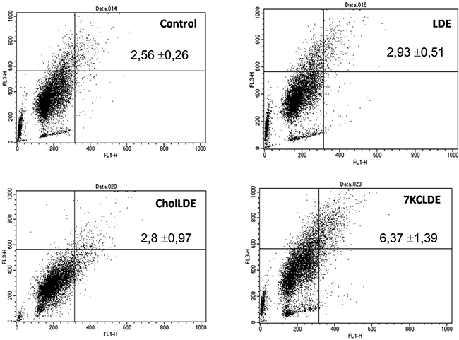 Acidic vacuole accumulation in B16F10 cells treated with 7KCLDE.