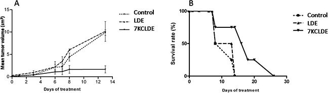 Effects of 7KCLDE in vivo.