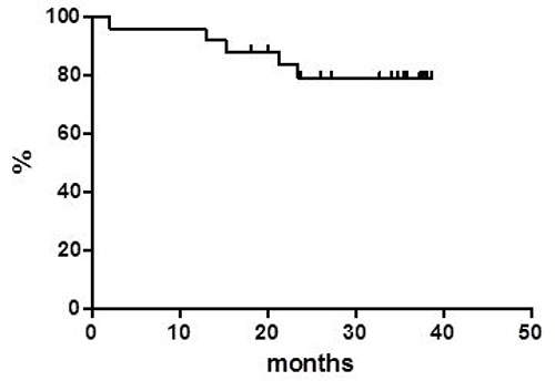 Duration of response.