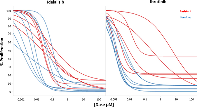 Simultaneous evaluation of Idelalisib and Ibrutinib.