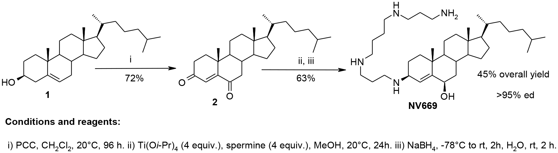 Scheme 1: Synthesis of NV669.