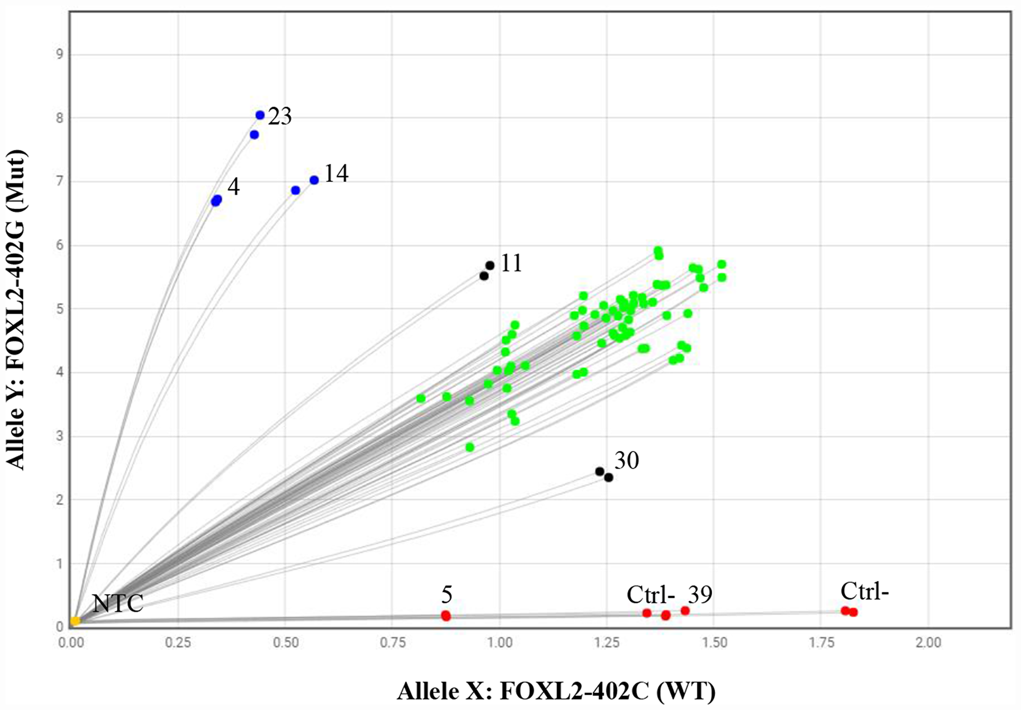 Figure 1: The qPCR allelic discrimination assay.