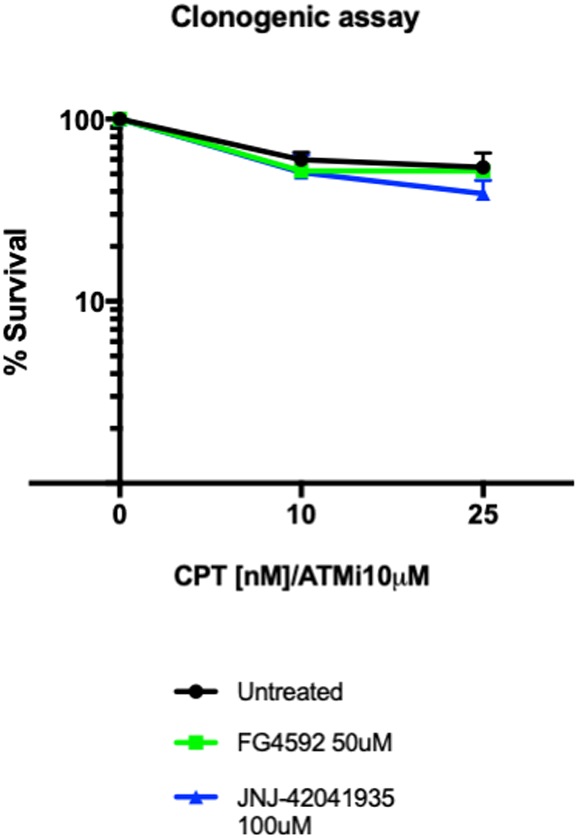 Hif activator treatment does not affect the survival of MRC5 cells.