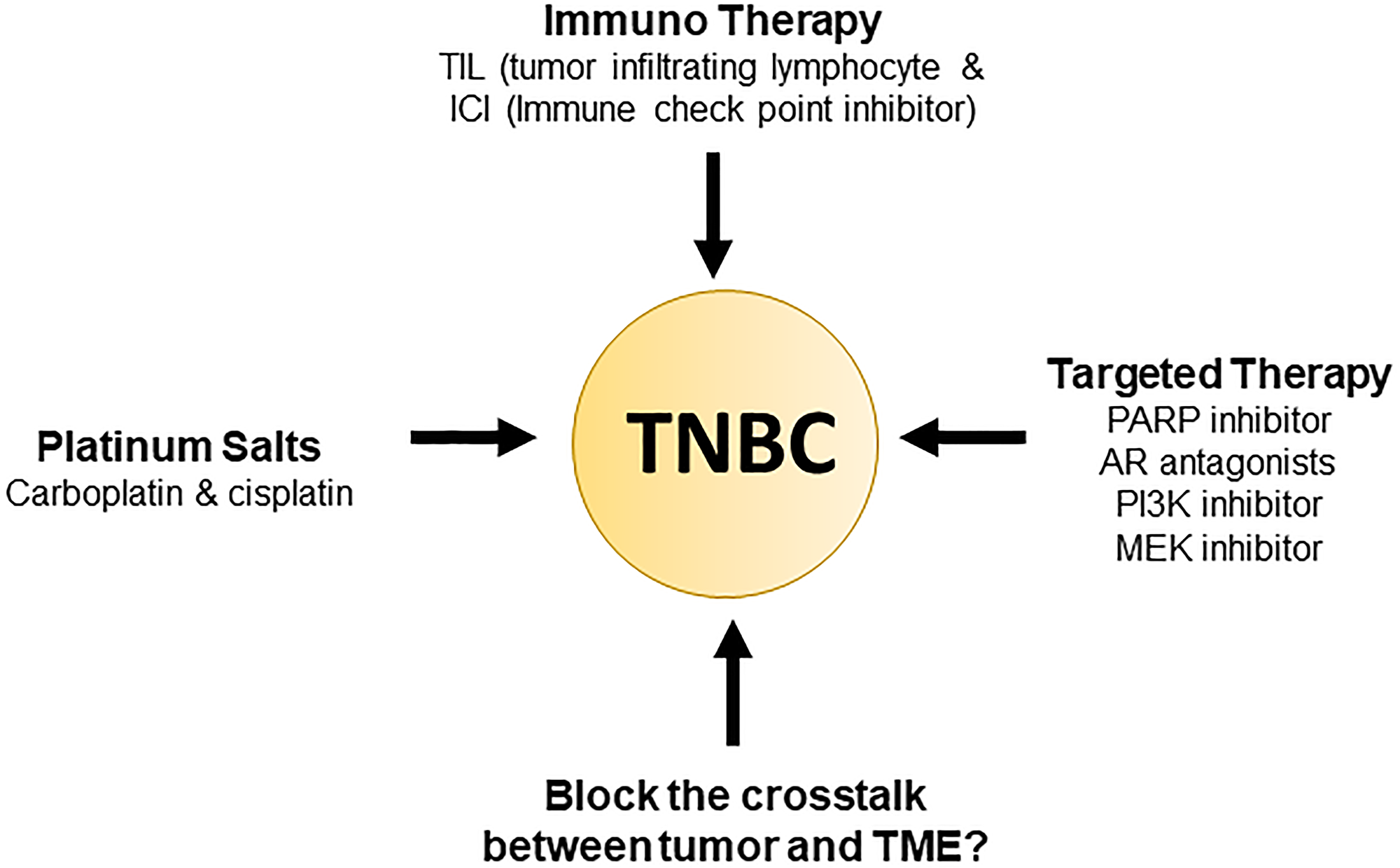 Current triple negative breast cancer therapy.