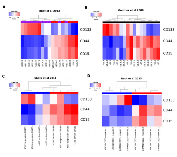 The coexpression modules identified in GBM tumors are reflected in GSPCs.