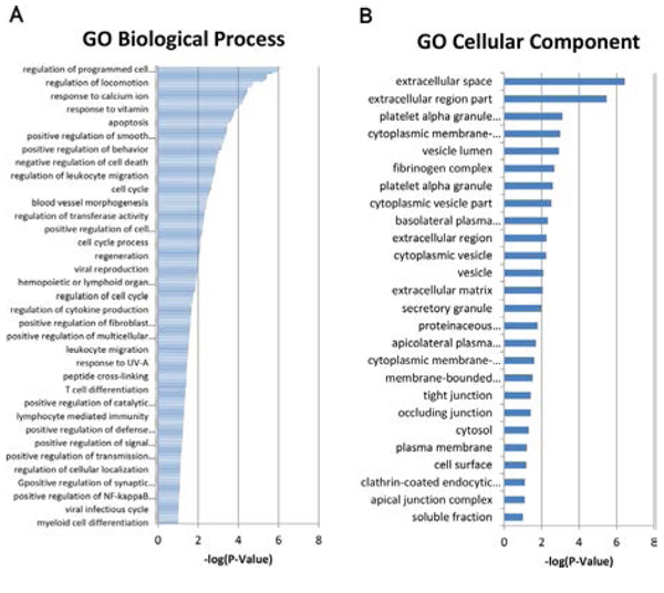 Altered gene expressions of TLR9 signaling network in prostate cancer.