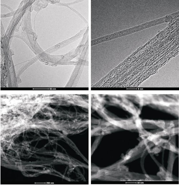 Figure 4A: High-resolution transmission electron microscopy and z-TEM images of the A0-o-C2-chem sample.