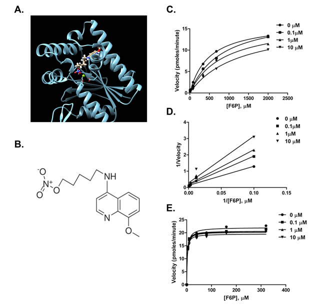 Compound 5MPN inhibits recombinant PFKFB4 enzyme activity.