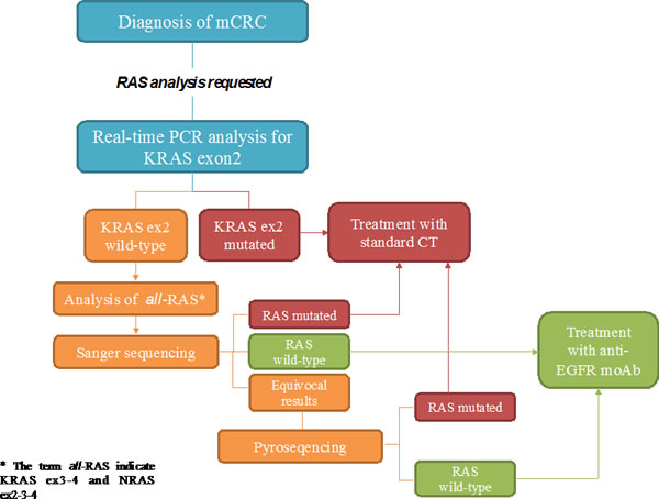 Proposed flow-chart of RAS analysis with the combination of different techniques.
