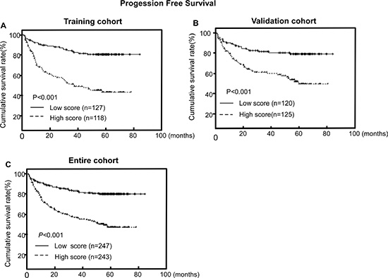 CISD2 protein expression is associated with progression-free survival (PFS) in LSCC.