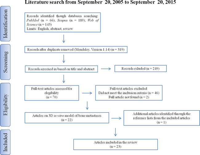 Systematic literature review flow diagram.