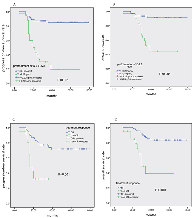 Survival analysis in all 97 ENKTCL patients.