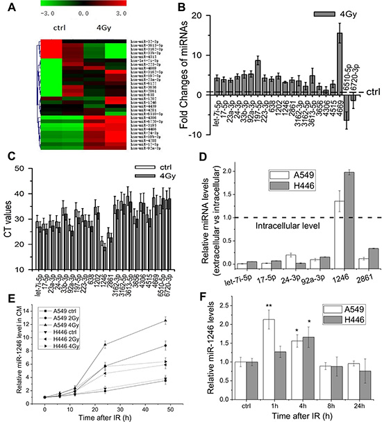 Radiation-induced alterations of extracellular miRNA expression profiles in lung cancer cells.