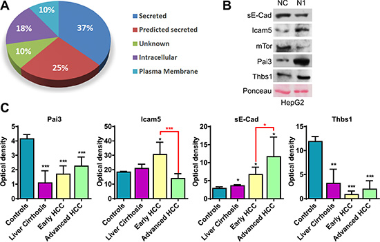 Analyses of secreted proteins.