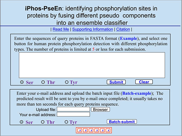 A semi-screenshot to show the top-page of the iPhos-PseEn web-server at http://www.jci-bioinfo.cn/iPhos-PseEn