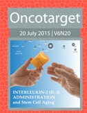 Journal Cover for Oncotarget V6N20