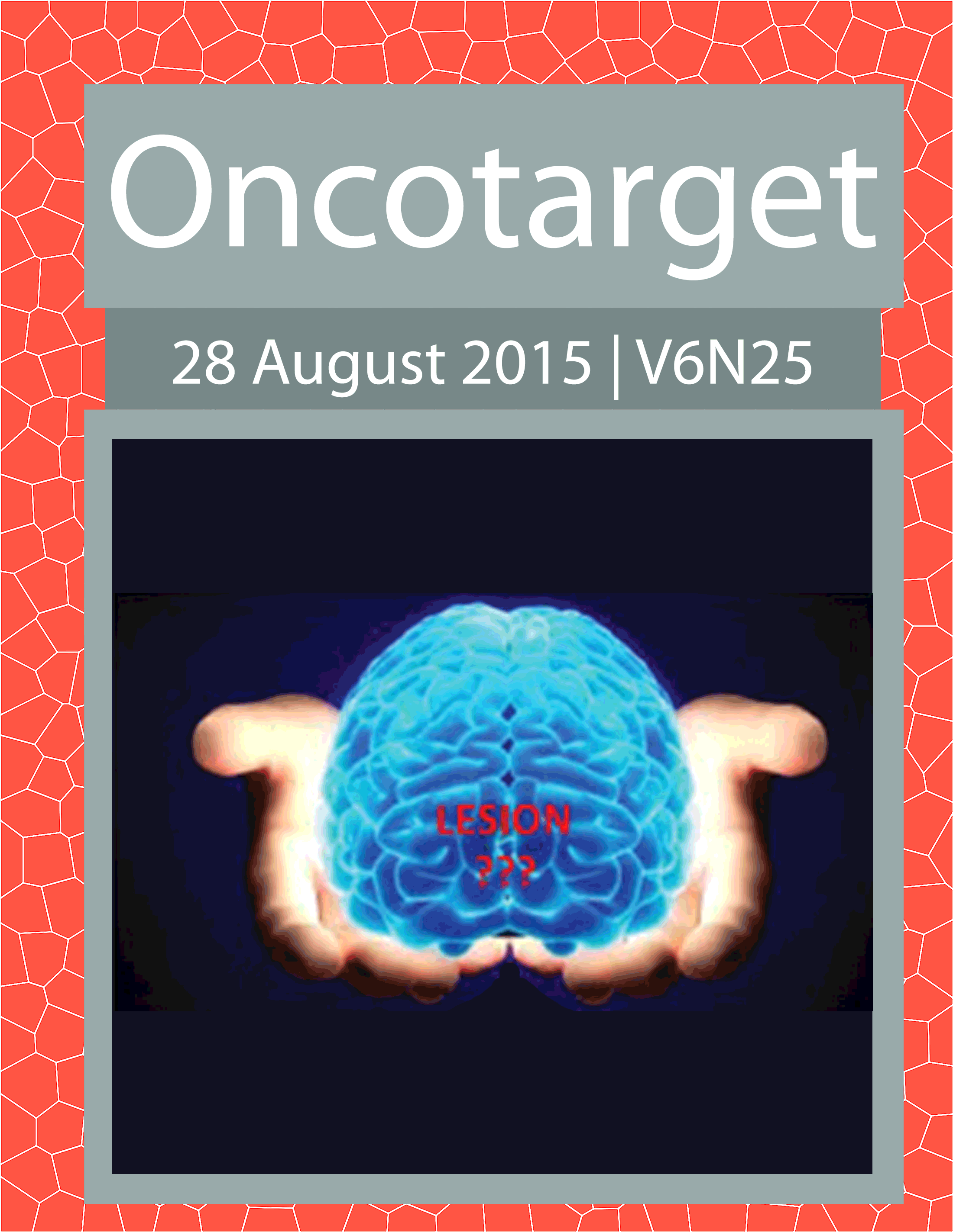 Journal Cover for Oncotarget V6N25