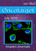Journal Cover for Oncotarget V1N3