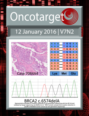 Journal Cover for Oncotarget V7N2