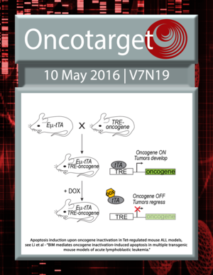 Journal Cover for Oncotarget V7N19