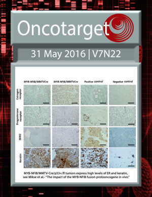 Journal Cover for Oncotarget V7N22