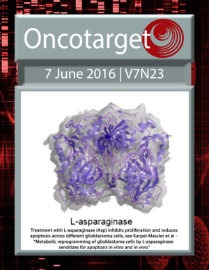 Journal Cover for Oncotarget V7N23