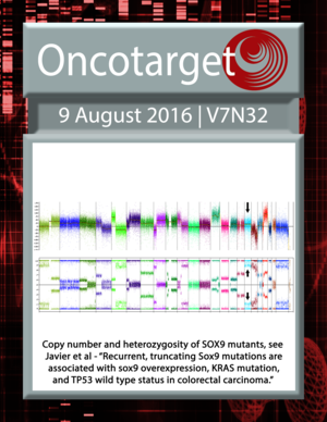Journal Cover for Oncotarget V7N32