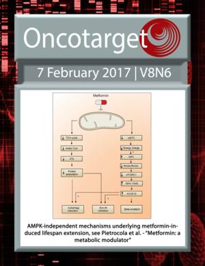 Journal Cover for Oncotarget V8N6