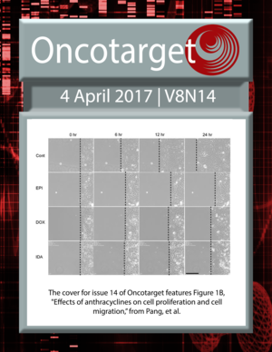 Journal Cover for Oncotarget V8N14