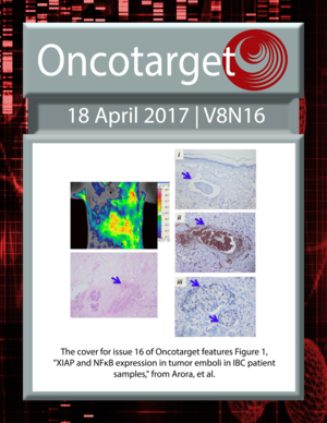 Journal Cover for Oncotarget V8N16