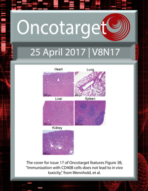 Journal Cover for Oncotarget V8N17