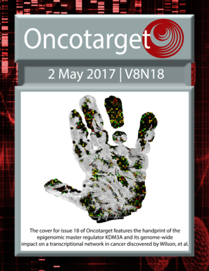 Journal Cover for Oncotarget V8N18