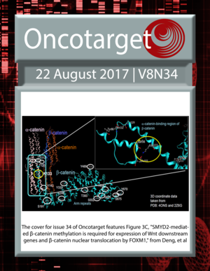Journal Cover for Oncotarget V8N34