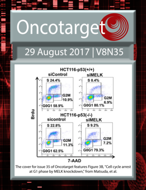 Journal Cover for Oncotarget V8N35