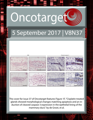 Journal Cover for Oncotarget V8N37
