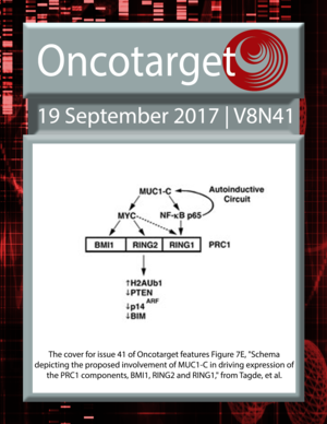 Journal Cover for Oncotarget V8N41