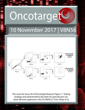 Journal Cover for Oncotarget V8N56